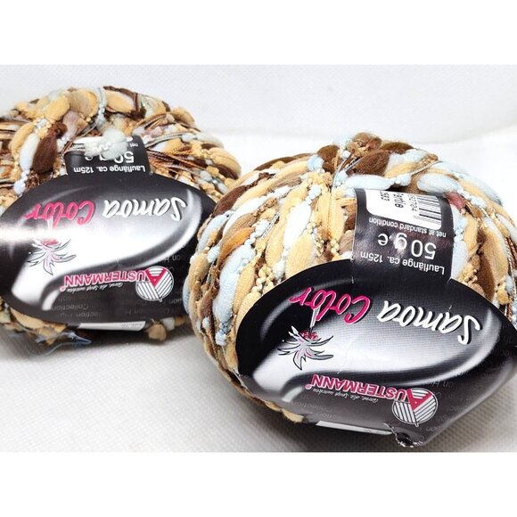 Austermann Samoa Color Yarn Lot 2583 Farbe 0102 – Soft Multicolor Blend for Knit - Picture 8 of 16